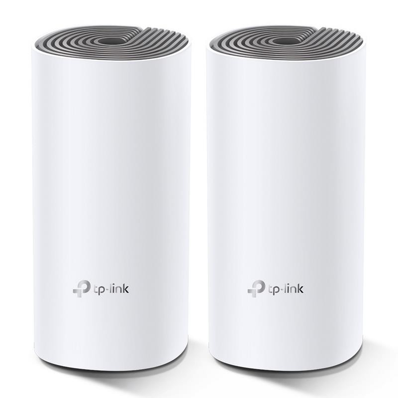 WIRELESS REPEATER TP-LINK AC1200 HOME MESH PACK 2 DECO E4