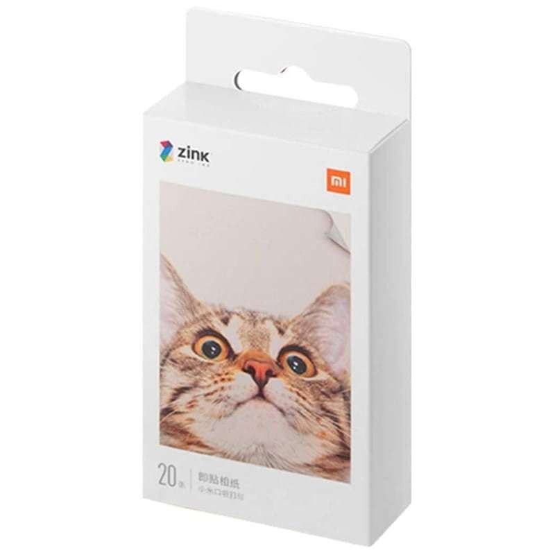 PAPEL FOTOGRAFICO XIAOMI MI PORTABLE PHOTO PRINTER PAPER 5 X 7.6 20HOJAS
