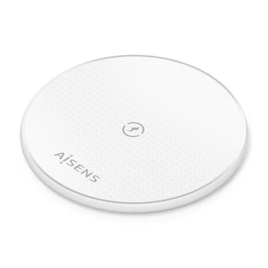 BASE DE CARGA AISENS WIRELESS SMARTPHONE 15W WHITE