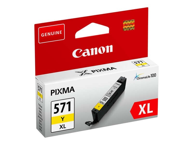TINTA CANON CLI571YXL YELLOW ALTA CAPACIDAD