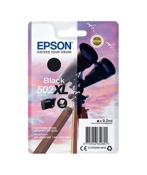 TINTA EPSON C13T02W14010 T02W1 BLACK 502XL