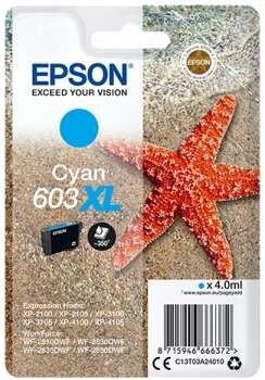TINTA EPSON C13T03A24010 CYAN T03A2 Nº603XL