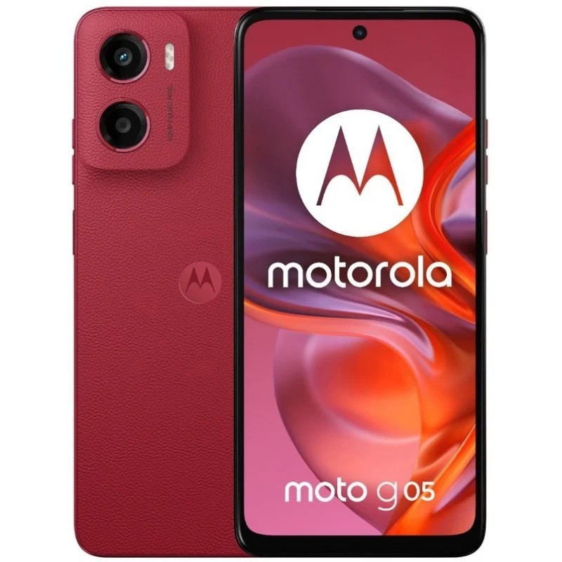 SMARTPHONE MOTOROLA MOTO G05 6.67 4GB/256GB/50MP/4G RED