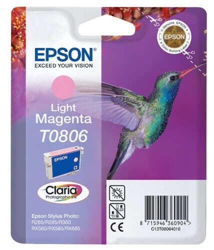 TINTA EPSON C13T08064011 LIGHT MAGENTA T0806