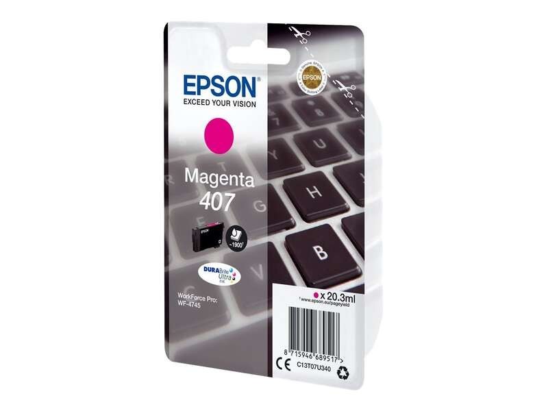 TINTA EPSON C13T07U340 L T07U3 MAGENTA WF-4745DTWF 407L