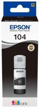 TINTA EPSON BOTE 104 BLACK ECOTANK BOTTLE C13T00P140