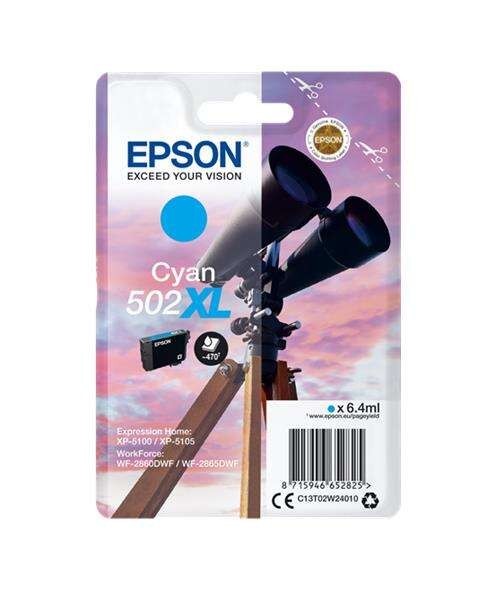 TINTA EPSON C13T02W24010 T02W2 CYAN 502XL